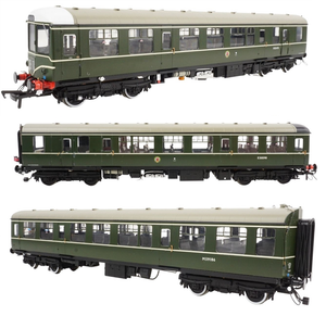 Class 104 3 Car DMU M50478/M59186/M50530 BR Green (Speed Whiskers and Coaching Stock roundel)