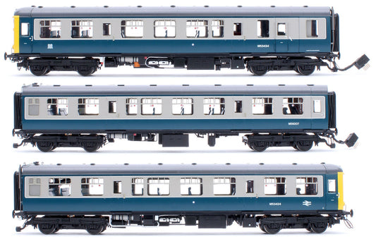 Pre-Owned 1457 Class 104 3 Car DMU BX487 M53424/M59207/M53434 BR Blue/Grey