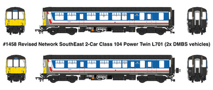 Class 104 2 Car DMU L701 53437/53479 Revised Network SouthEast