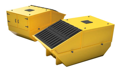 N Gauge Enclosed Skips (Pack of 3) - Unpainted Model Kit