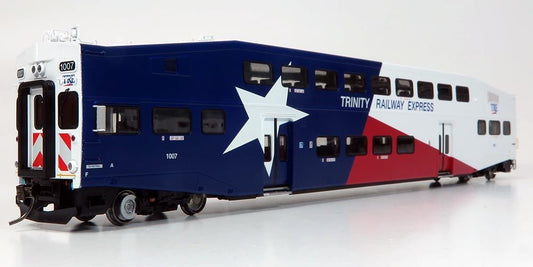 HO BiLevel Commuter Car - Trinity Railway Express (TRE, Dallas/Fort Worth)