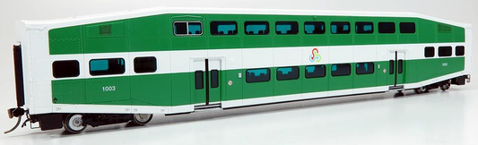 HO BiLevel Commuter Car - TriRail (Miami) - 1 pack Unnumbered Car