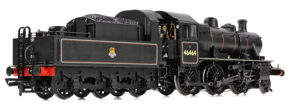 32-832 LMS Ivatt 2MT 46464 BR Lined Black (Early Emblem) Steam Locomotive