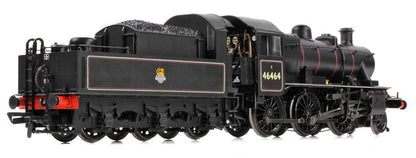 32-832 LMS Ivatt 2MT 46464 BR Lined Black (Early Emblem) Steam Locomotive