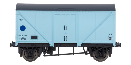 2F-019-011 Blue Spot Fish Van Light Blue E87785