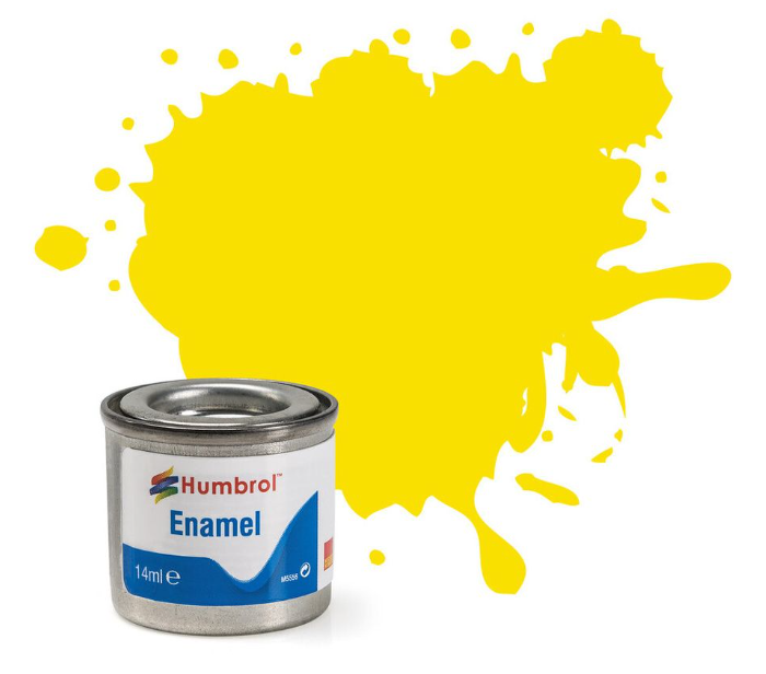 No 99 Lemon Matt Enamel Paint (14ml)