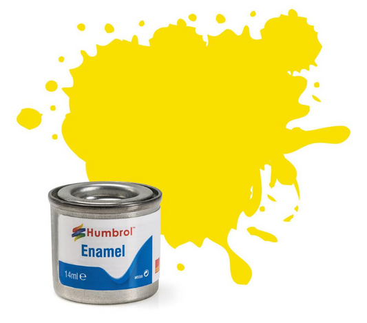 No 99 Lemon Matt Enamel Paint (14ml)