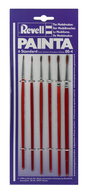 Revell "Painta Standard" Brushes - 6pcs (Blister)