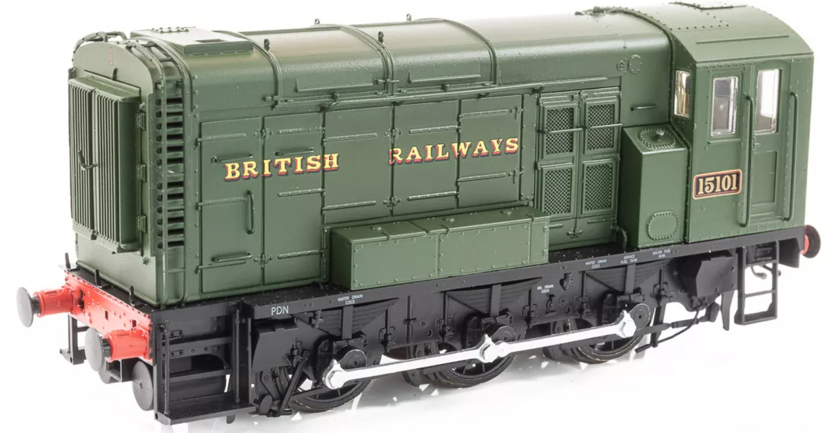 MR-506 Class 11 Shunter BR Green (WR Style Lettering) 15101 Diesel Locomotive