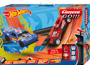 Carrera GO Hot Wheels 4.9 1 43 Slot Car Racing Set Rails