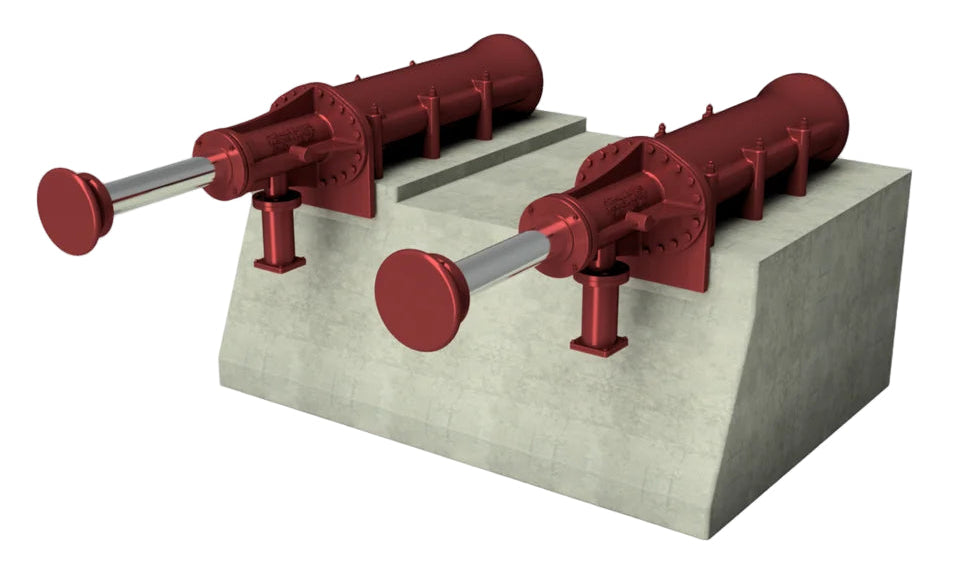 OO Gauge Hydraulic Buffer Stop (Single Pack) - Unpainted