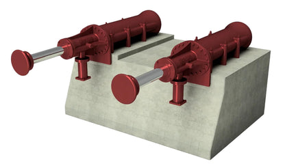 OO Gauge Hydraulic Buffer Stop (Single Pack) - Unpainted