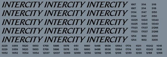 RT-4-1542 BR InterCity Swallow coach set (mk1/2/3) Transfer