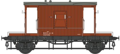 BR 20T Brake Van Diagram 1/506 B951410 BR Bauxite