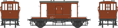 BR 20T Brake Van Diagram 1/506 B951410 BR Bauxite