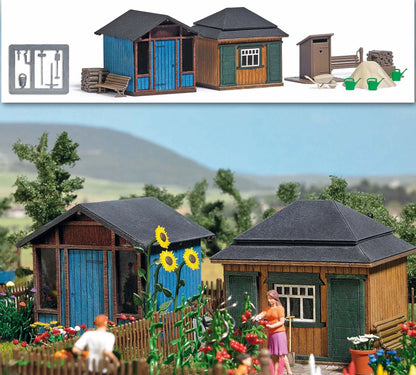 BUS1617 Set of Garden Gazebos with gardening accessories