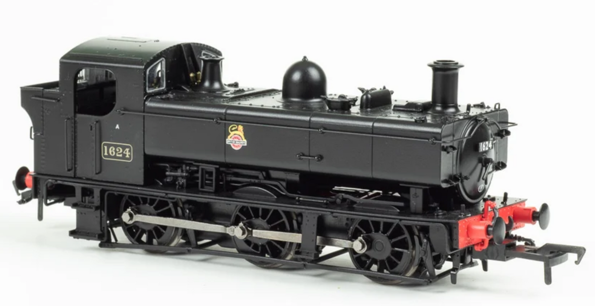MR-301C Class 16xx 0-6-0PT BR Black Early Emblem 1624 Steam Locomotive
