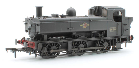 Rapido Class 16XX BR Black Late Crest No.1628 Steam Locomotive - Weathered