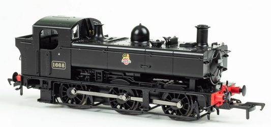 MR-301G Class 16xx 0-6-0PT BR Black Early Emblem 1668 Steam Locomotive