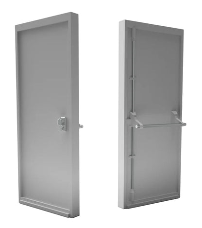 OO Gauge Fire Escape Doors (Pack of 5) - Unpainted Model Kit