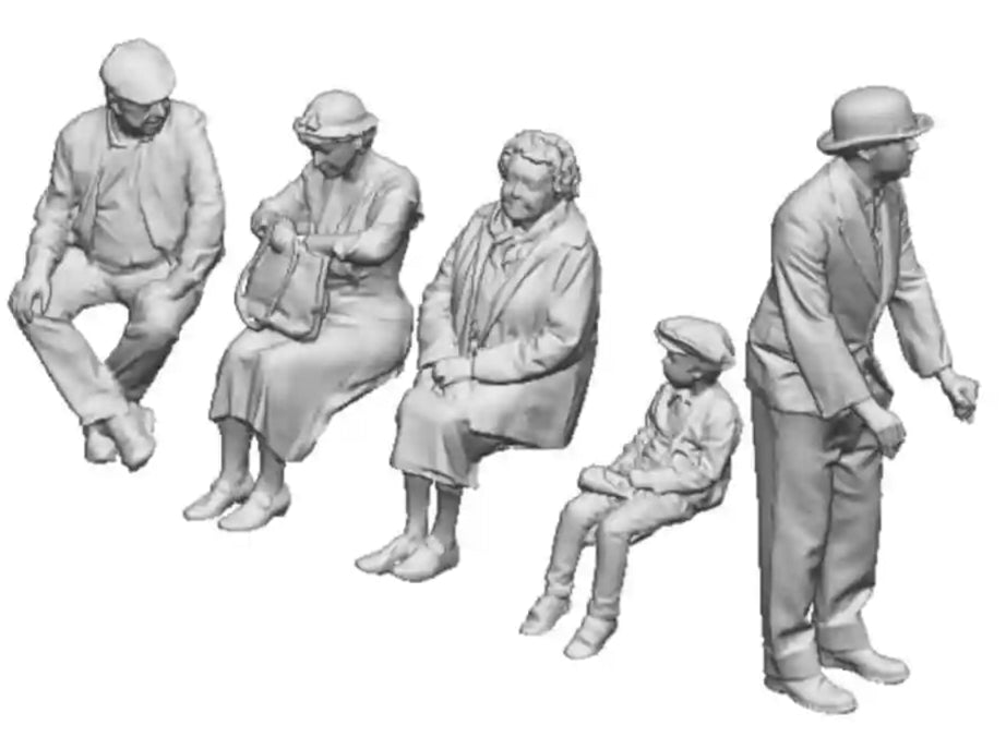 OO Gauge Railway & Lineside - FR 1930’s Brake Passengers