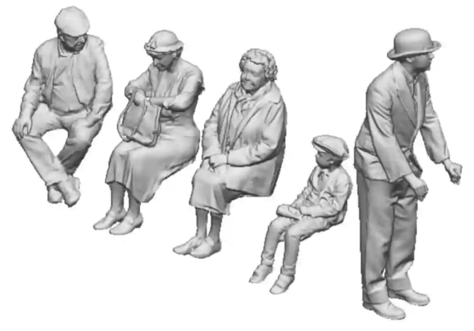 O Gauge Railway & Lineside - FR 1930’s Brake Passengers