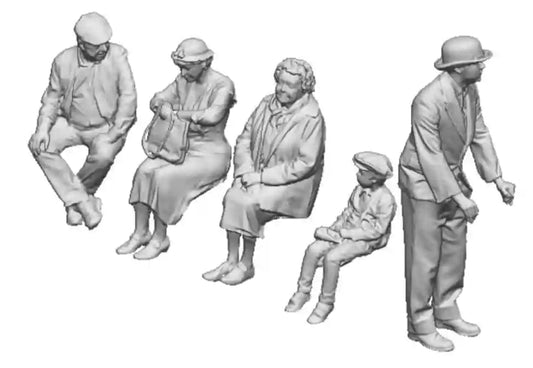 N Gauge Railway & Lineside - FR 1930’s Brake Passengers