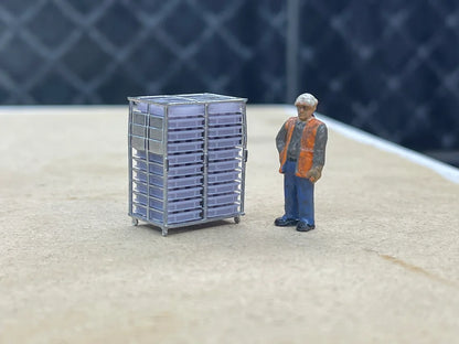 OO Gauge Storage Racks (Single Pack) - Unpainted