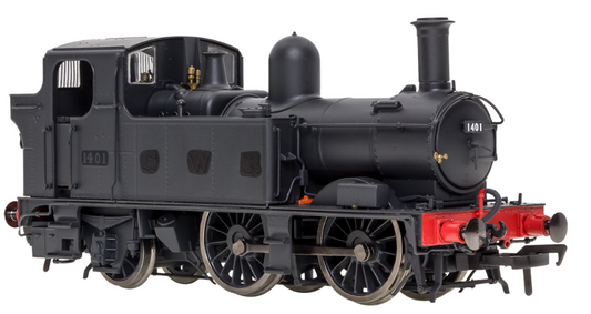 4S-006-023 14XX Class 0-4-2 1401 BR Black GWR Steam Locomotive
