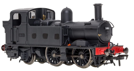 4S-006-023S 14XX Class 0-4-2 1401 BR Black GWR Steam Locomotive - DCC Sound