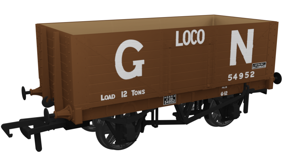 GNR 12T 7 Plank Loco Coal Wagon (LNER Code 4150) GNR No.54952