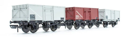 BR 16T Mineral - 1/108 - BR Freight Grey (Pre-TOPS COAL 16) Triple Pack - Pack D