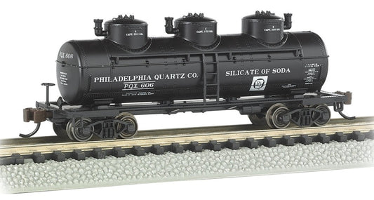 3-Dome Tank Car - Philadelphia Quartz Co.