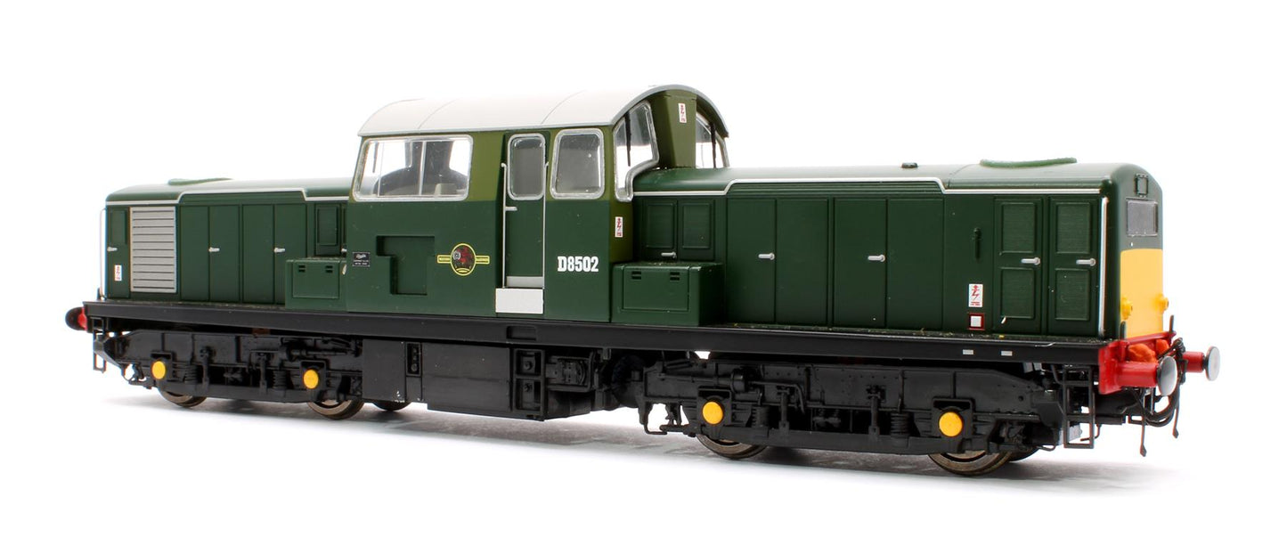 Class 17 BR Green D8502 with Small Yellow Panels Diesel Locomotive