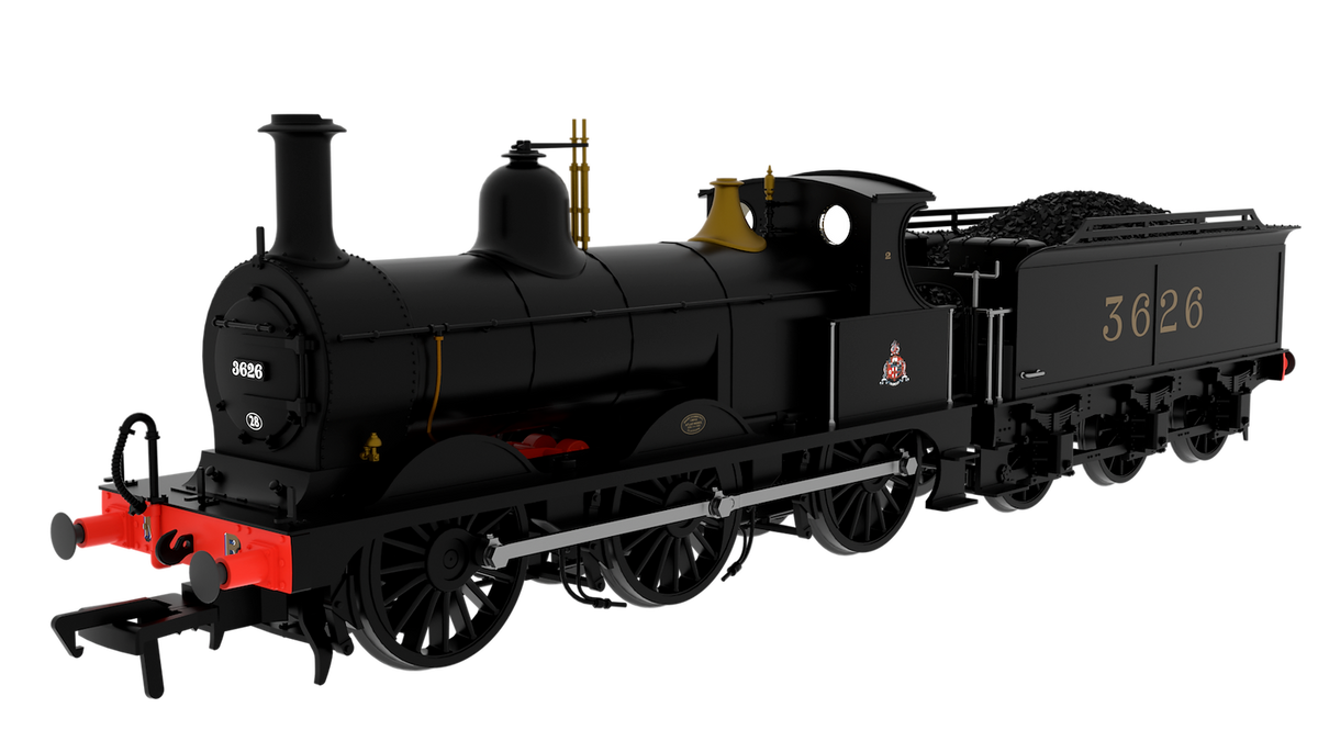 837504 MR Class M 0-6-0 - No.3626 MR Black Steam Locomotive - DCC Sound