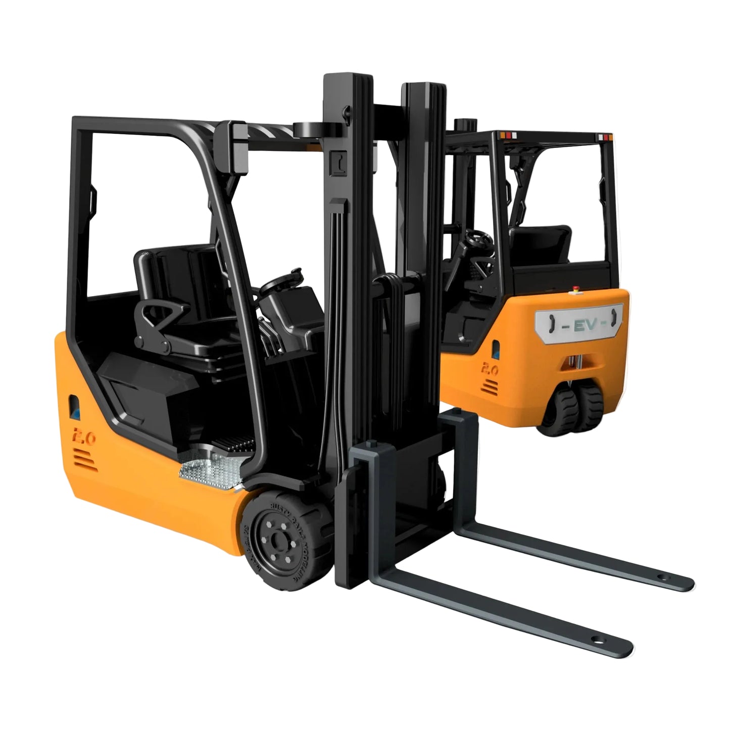 RRM175 OO Gauge Forklift v2 - Unpainted Model Kit