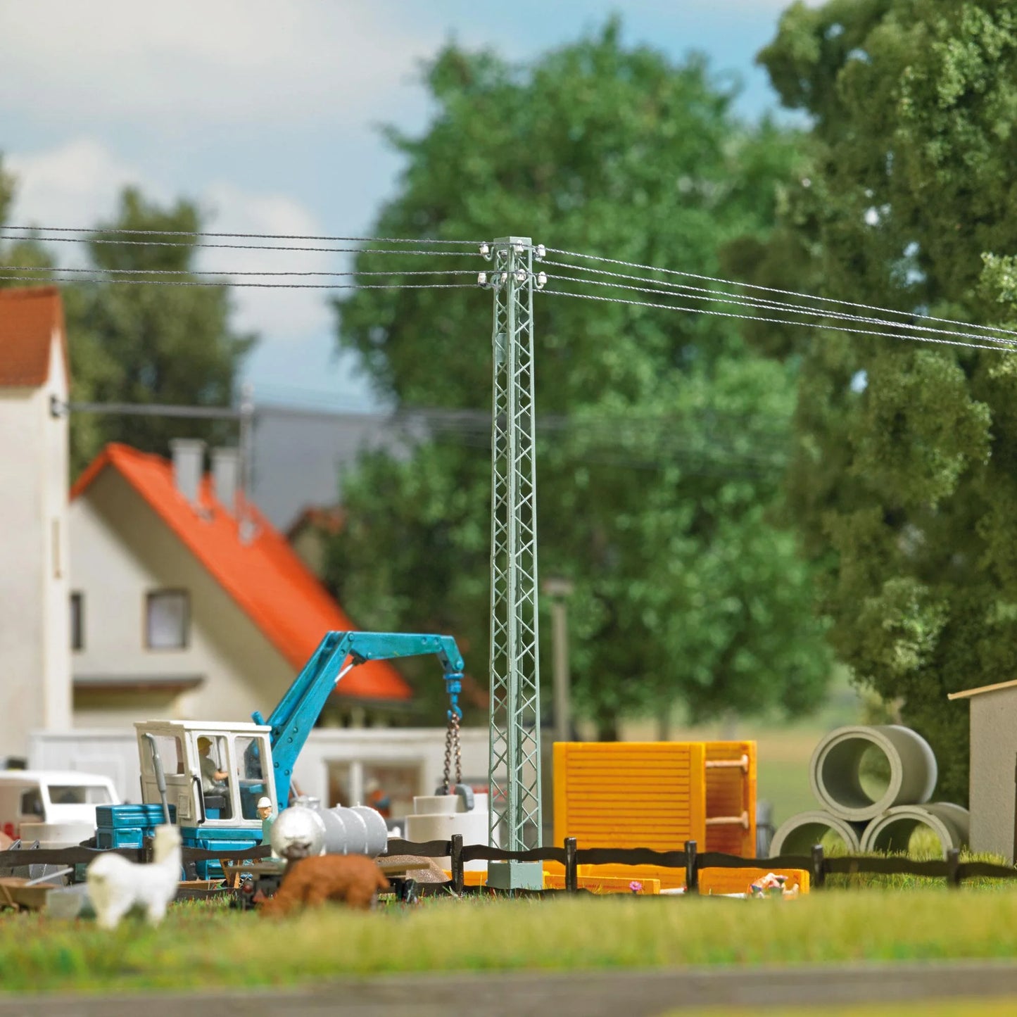 BUS1752 Lattice mast for overhead lines