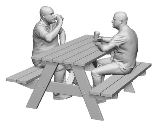 N Gauge Town and Country - Pub Garden