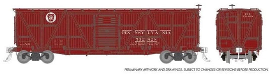 HO PRR X23 Boxcar: PRR - Circle Keystone: Single Car #2