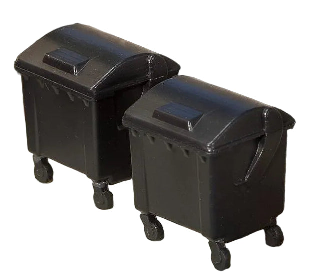180933 Black Dumpsters (2) Kit IV