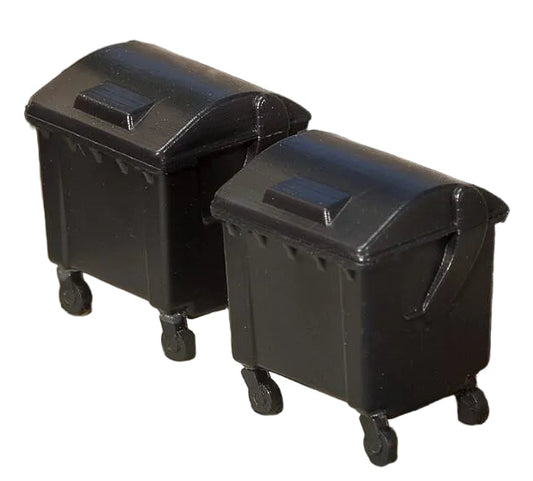 180933 Black Dumpsters (2) Kit IV
