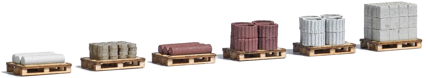 BUS1813 Pallets with building materials