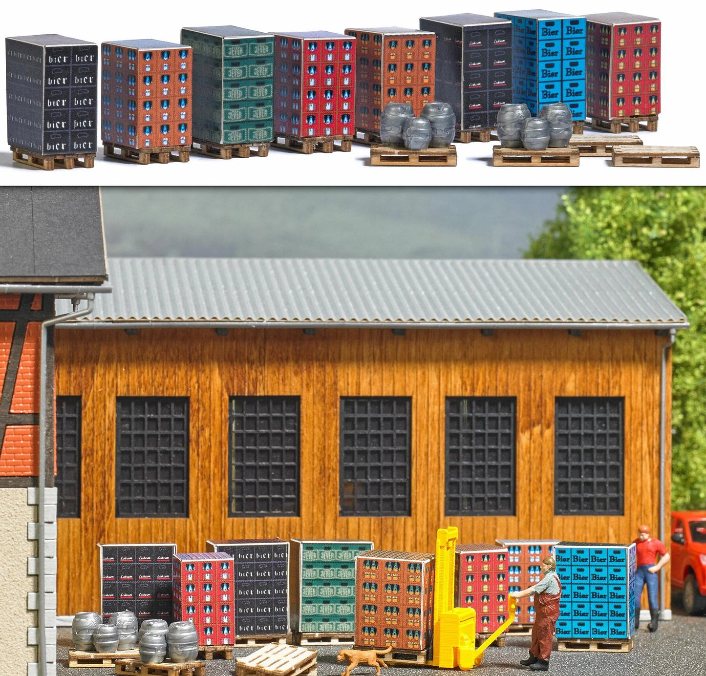 BUS1814 Pallets & Beverage crates