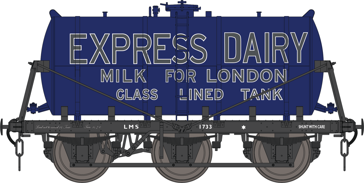 6 Wheel Milk Tanker Express Dairies For London 1733