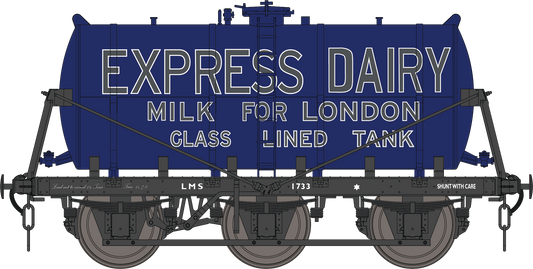 6 Wheel Milk Tanker Express Dairies For London 1733