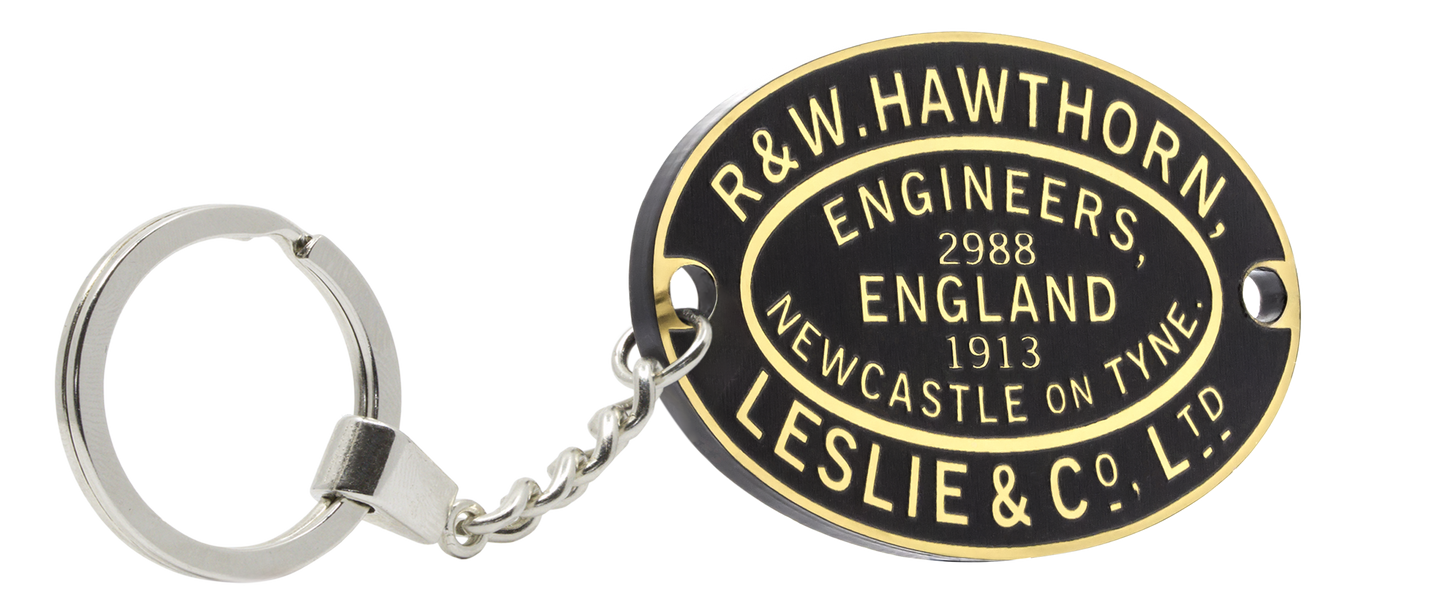 Hawthorn Leslie Worksplate Keyring – 2988 Wallaby