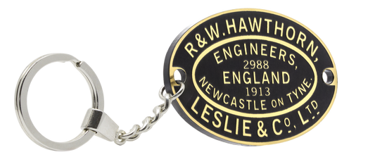 Hawthorn Leslie Worksplate Keyring – 2988 Wallaby