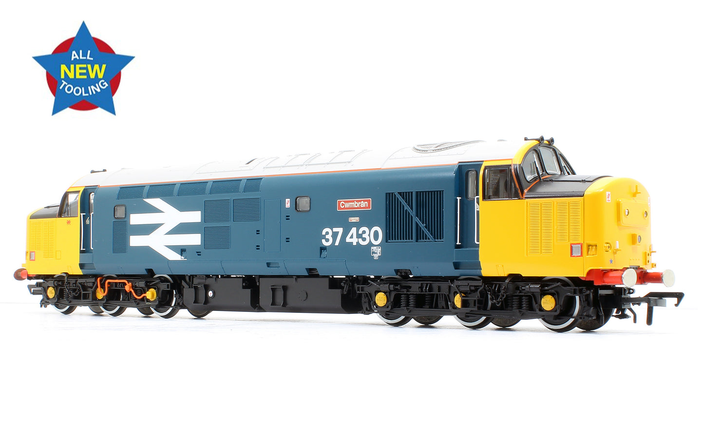 Pre-Owned 35-335 Class 37/4 Refurbished 37430 'Cwmbran' BR Blue Large Logo Diesel Locomotive