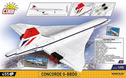 Concorde G-BBDG (455 pcs) Model Kit