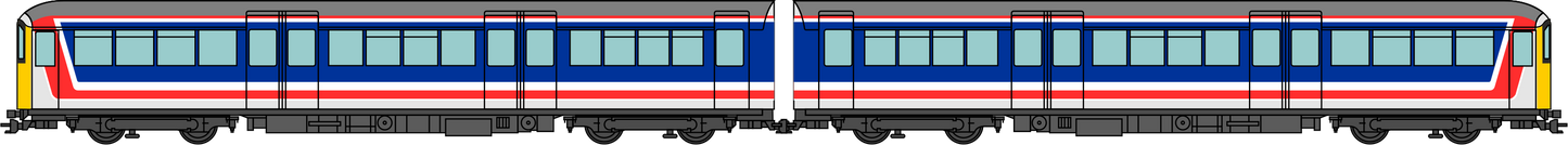 Class 483 - Isle of Wight NSE Livery Set 002 2-Car EMU